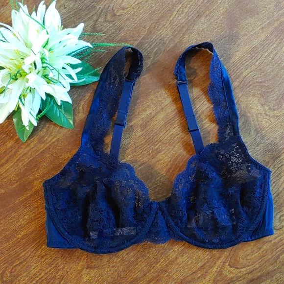 Stella McCartney Other - Stella M| Navy lace unlined bra